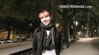Teenage Porn Star Uses A Sex Toy