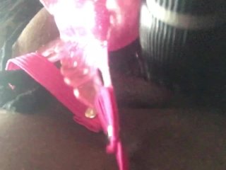 Ebony bbw solo play masterbation enjoying_double penetration DP with toys