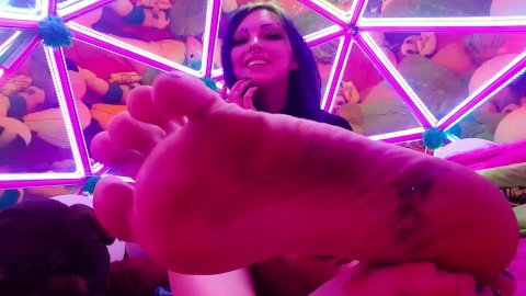 Filthy Festival Foot Worship- Goth boots and sweaty stinky socks