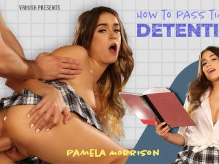 VRHUSH 顽皮的女学生帕梅拉·莫里森 （pamela Morrison） 骑着公鸡