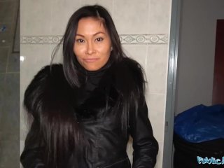 Public Agent Hot Thai beauty fucked hard in horny gas station toilet fuck - Martin Gun,Suzie Q