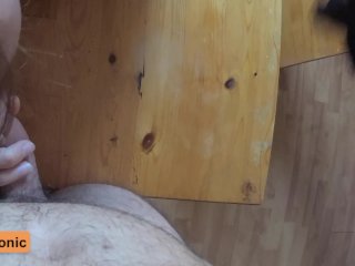 Close up sloppy blowjob and multiple squirt - 4K