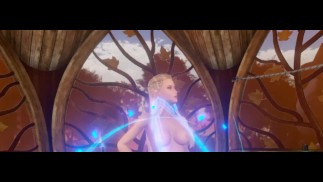 Сцена с лесным эльфом из Elven Love VR