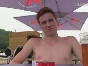 Preview 2 of CZECH HUNTER 361 -  Ginger Stud Takes A Break From Swimming To Get His Ass Drilled