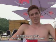 Preview 3 of CZECH HUNTER 361 -  Ginger Stud Takes A Break From Swimming To Get His Ass Drilled