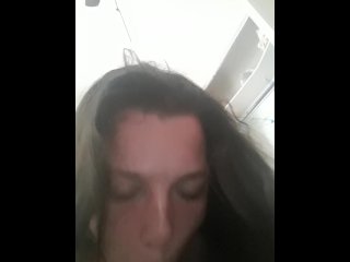 Deep throating big cock