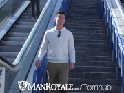 Preview 4 of ManRoyale Strangers spontaneously fuck after movie