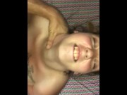Preview 4 of Cute Teen Gets Titty and Throat Fucked