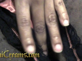 Grool Creamy Panty Hairy Pink Pussy Cute Ebony_BBW - Cami Creams