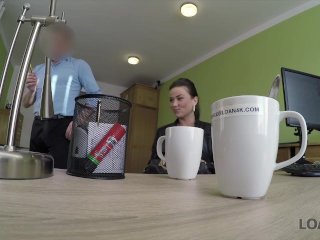 LOAN4K. Loan manager can give chick credit if she pleases him