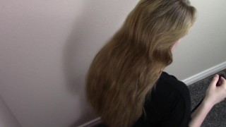 POV Haarbeurt Pijpbeurt Klaarkomen In Haar Rollenspel Video Haarfetisj