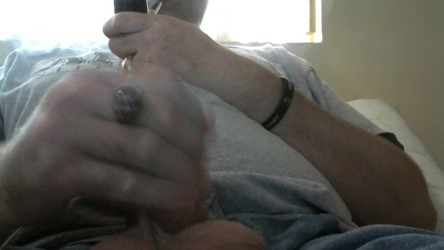 Thrill Sergeant Smoking Ancalagon and Masturbating