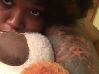 ebony, tattooed women, role play, solo female