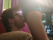 Preview 4 of Facefucked Until He Cums Hard Down My Throat