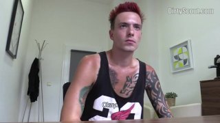 DIRTY SCOUT 141 Tattooed Punk Receives A Large Sum Of Money To Be Assessed By An Agent