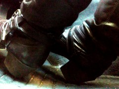 Pedal pumping and cranking in my boots, super close up angle TEASER