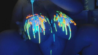 DAYTONA HALE! Huge Glow In The Dark Boobs