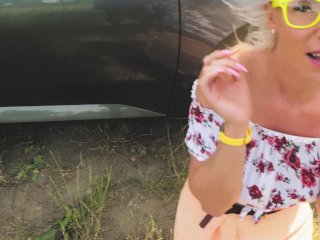 Two Sexy Hitchhiker Girls Fun Car Ride Paid byFoursome Orgy_Kate Truu View