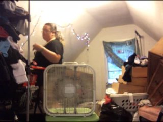 upskirt and downblouse cleaning + fully naked showing off in_window