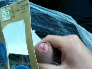 Risky Public Wank and Cum In My Car