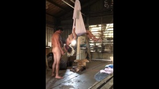 Hanging Sucking Cock From A Meat Hook