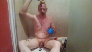 piggy messy feeding and stuffing for Mistress Lea