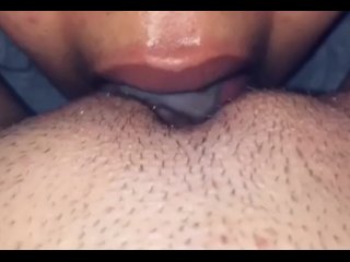 Sasha eating my pussy!