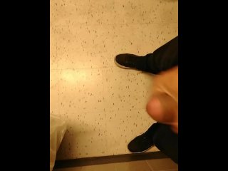Bathroom jerk off