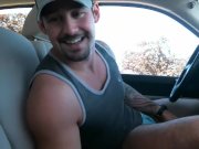 Preview 4 of Logan Chase Pickup Truck Butt Plug Cum Show