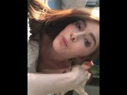 Preview 1 of Jia Lissa getting horny before the scene (Backstage)
