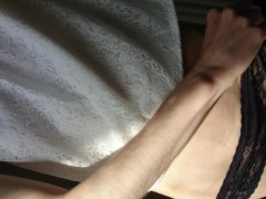 Cum all over me? || Alena teasingly shows herself off