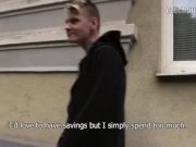 Preview 3 of CZECH HUNTER 365 -  Blonde Twink Picked Up From The Metro For A Quick Fuck