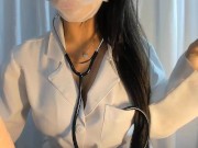 Preview 5 of Sexy Latina RolePlay Medica fazendo sexo oral ate gozar na boca JOI