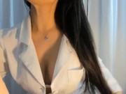 Preview 6 of Sexy Latina RolePlay Medica fazendo sexo oral ate gozar na boca JOI