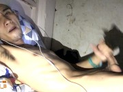 Preview 2 of Filipino Boy Jerking Off and Cumming on Webcam