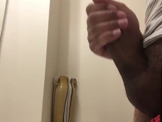 solo male, teen, caught jerking off, big dick