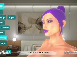 Big-tits Girl Have Solo Pleasure in_the Mobile Game