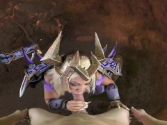 Bridgette B is your Warlock mistress and she's commanding you to cum