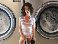 Just A Girl Doing Laundry