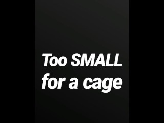 Too Small for a Cage SPH JOI AUDIO ONLY