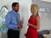 Preview 1 of Blonde MILF Sydney Hall Has A Teacher Conference