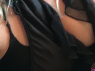 Hot guy broken down on the road picked up and fucked by MILF