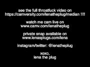 Preview 3 of YOUTUBER LENA THE PLUG ROUGH THROAT FUCK