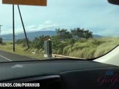 Moka Mora sticks a lot of her fingers in her pussy