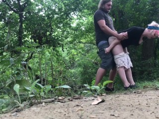 Sex in the Woods with an Unknowing Teen