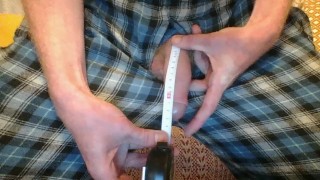 Playing, measuring and talking about my little dick