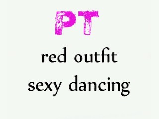PT赤い衣装ダンス