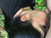 Preview 2 of PAWG Gets Fucked In Woods Near Hiking Trail