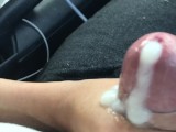 Watch how she clean the cum after a messy cumshot