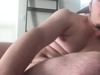 Came on My Long Tongue! Cumslut Self Facial!